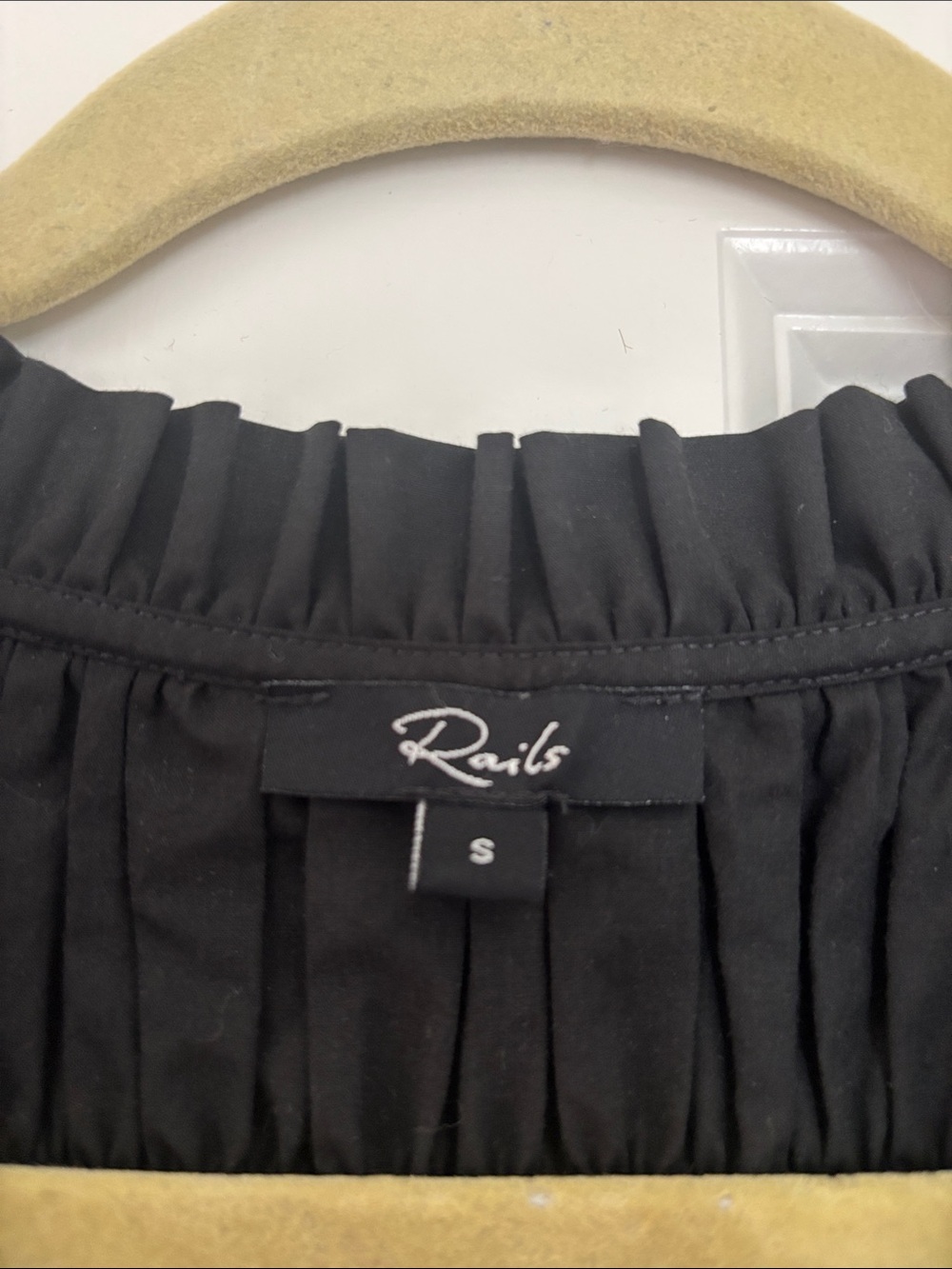 Rails Black Ruffle Sleeveless Camisole - Picture 2 of 3
